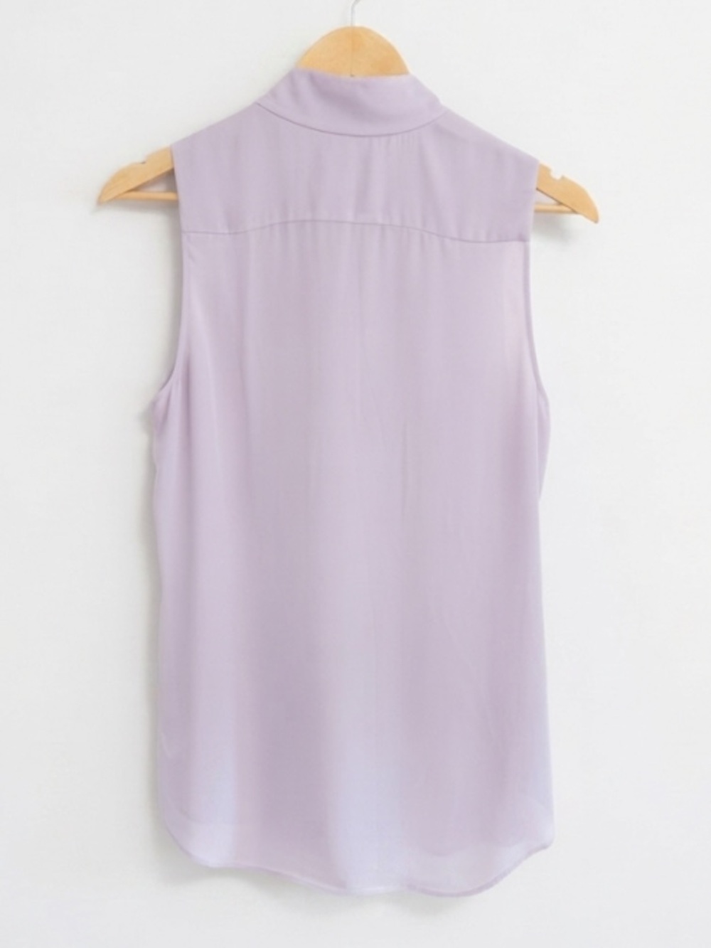 Aritzia Babaton Piero Blouse Lilac Lavender Bow Tie Neck Top Small - Picture 3 of 13